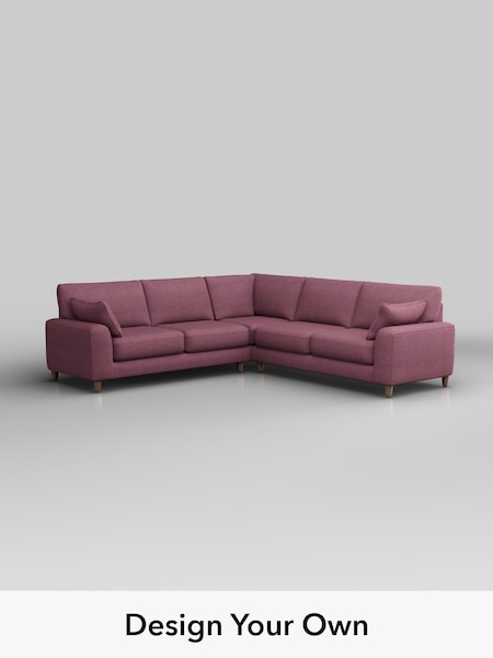 Tweedy Blend Easy Clean/Mid Mulberry Purple Campbell (W44155) | £2,250