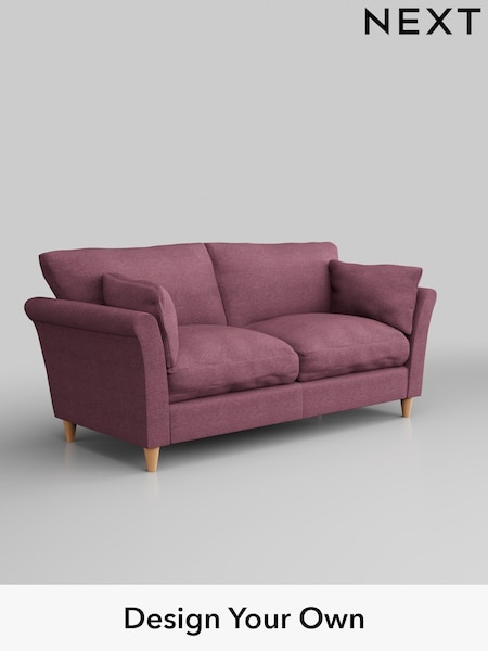 Tweedy Blend Easy Clean/Mid Mulberry Purple Hartley Relaxed Sit (W44156) | £1,175