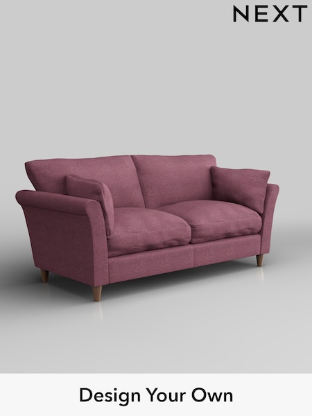 Tweedy Blend Easy Clean/Mid Mulberry Purple Hartley Relaxed Sit (W44156) | £1,175