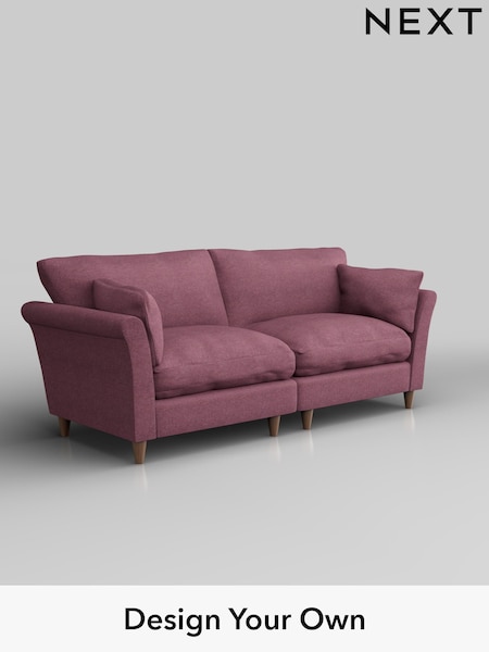 Tweedy Blend Easy Clean/Mid Mulberry Purple Hartley Relaxed Sit (W44156) | £1,275