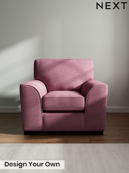 Tweedy Blend Easy Clean/Mid Mulberry Purple Stamford (W44157) | £650