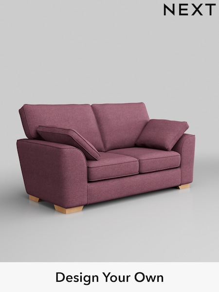 Tweedy Blend Easy Clean/Mid Mulberry Purple Stamford (W44157) | £1,025