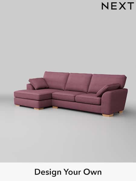 Tweedy Blend Easy Clean/Mid Mulberry Purple Stamford (W44157) | £1,799