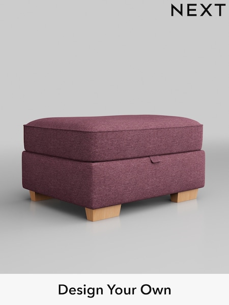 Tweedy Blend Easy Clean/Mid Mulberry Purple Hayden Highback (W44160) | £450
