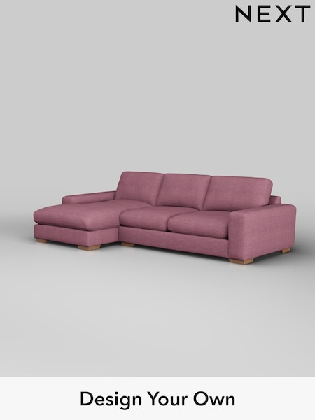 Tweedy Blend Easy Clean/Mid Mulberry Purple Houghton Deep Sit (W44161) | £2,099
