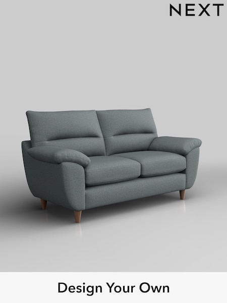 Tweedy Blend Easy Clean/Mid Slate Teal Green Elliot Highback (W44163) | £975