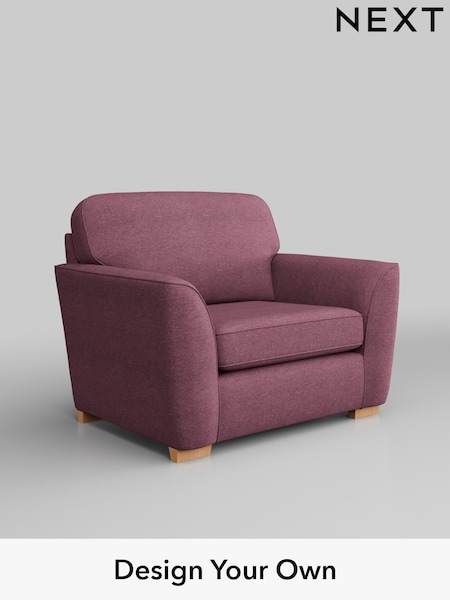 Tweedy Blend Easy Clean/Mid Mulberry Purple Malvern (W44167) | £625