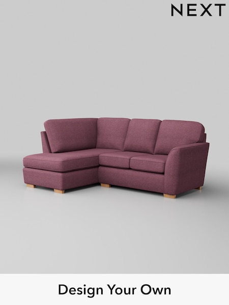 Tweedy Blend Easy Clean/Mid Mulberry Purple Malvern (W44167) | £1,250