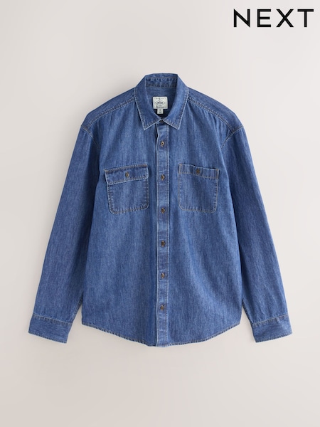 Indigo Blue Long Sleeve Denim Shirt (W44169) | £38
