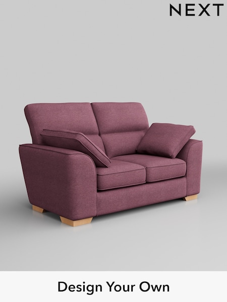 Tweedy Blend Easy Clean/Mid Mulberry Purple Stamford Highback (W44172) | £975