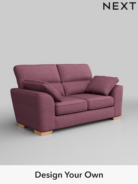 Tweedy Blend Easy Clean/Mid Mulberry Purple Stamford Highback (W44172) | £1,075
