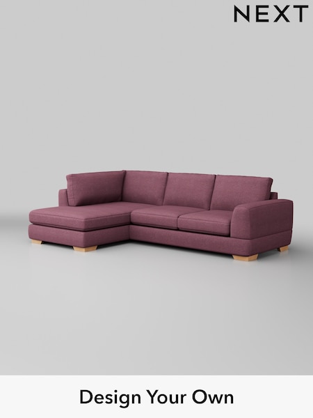 Tweedy Blend Easy Clean/Mid Mulberry Purple Clayton (W44177) | £1,725