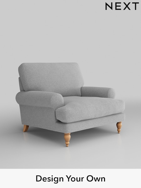 Tweedy Blend Easy Clean/Light Silver Grey Erin Deep Relaxed Sit (W44183) | £775