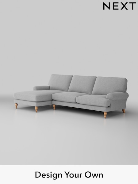 Tweedy Blend Easy Clean/Light Silver Grey Erin Deep Relaxed Sit (W44183) | £1,850