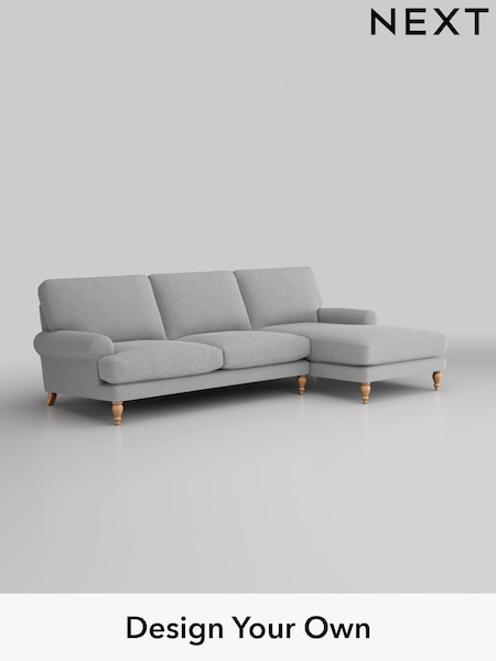 Tweedy Blend Easy Clean/Light Silver Grey Erin Deep Relaxed Sit (W44183) | £1,850