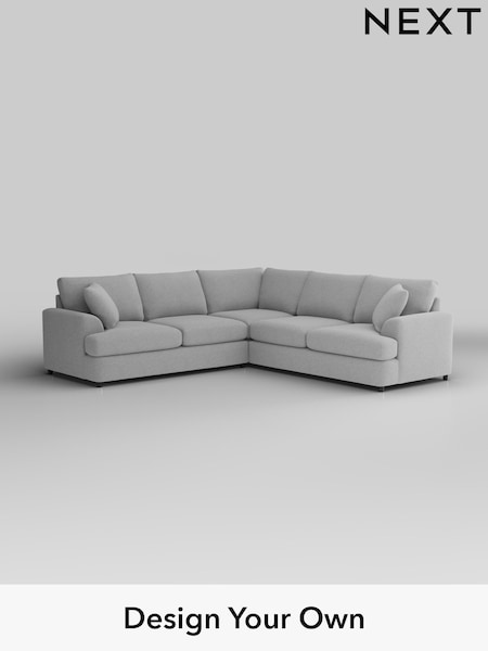 Tweedy Blend Easy Clean/Light Silver Grey Parker Platform (W44184) | £2,575