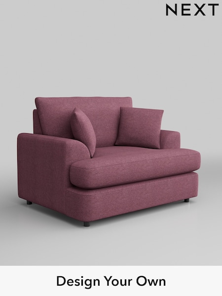 Tweedy Blend Easy Clean/Mid Mulberry Purple Parker Platform (W44186) | £875