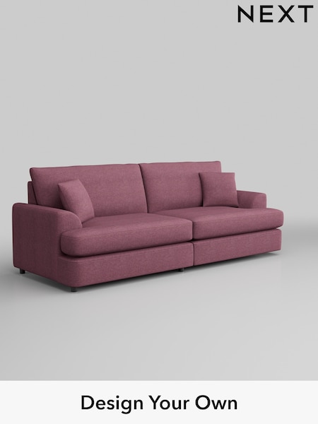 Tweedy Blend Easy Clean/Mid Mulberry Purple Parker Platform (W44186) | £1,350