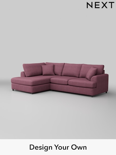 Tweedy Blend Easy Clean/Mid Mulberry Purple Parker Platform (W44186) | £2,099