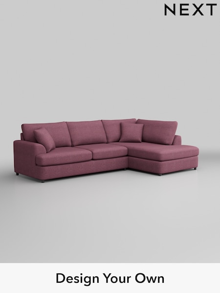 Tweedy Blend Easy Clean/Mid Mulberry Purple Parker Platform (W44186) | £2,199