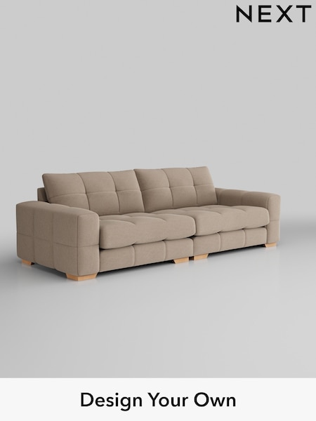 Tweedy Blend Easy Clean/Light Dove Natural Brooke Deep Sit (W44191) | £1,725