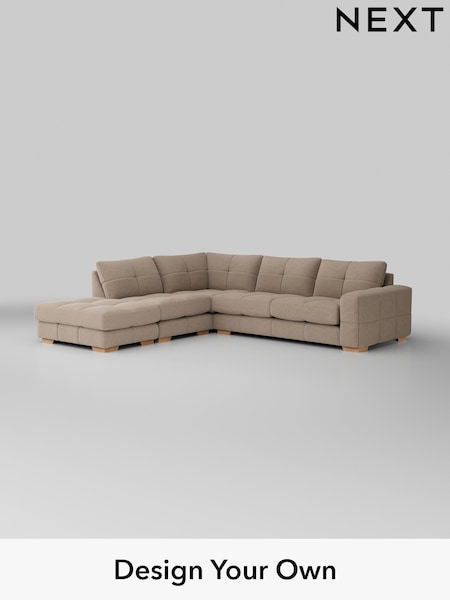Tweedy Blend Easy Clean/Light Dove Natural Brooke Deep Sit (W44191) | £2,725
