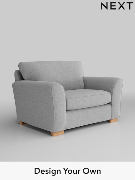 Tweedy Blend Easy Clean/Light Silver Grey Michigan Ii (W44192) | £625