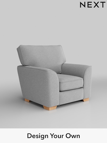 Tweedy Blend Easy Clean/Light Silver Grey Stamford (W44195) | £650