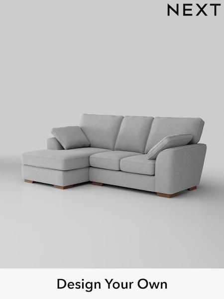 Tweedy Blend Easy Clean/Light Silver Grey Stamford (W44195) | £1,550