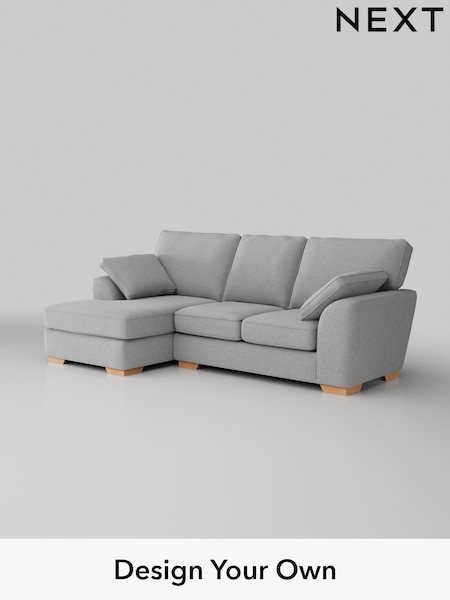Tweedy Blend Easy Clean/Light Silver Grey Stamford (W44195) | £1,650