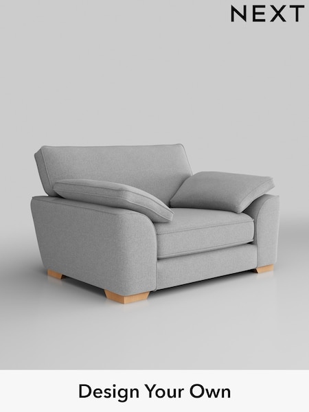 Tweedy Blend Easy Clean/Light Silver Grey Stamford Grand Relaxed Sit (W44196) | £1,199