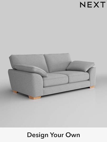 Tweedy Blend Easy Clean/Light Silver Grey Stamford Grand Relaxed Sit (W44196) | £1,599