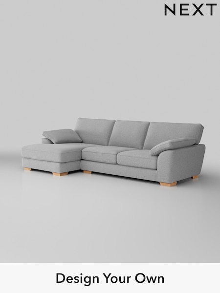 Tweedy Blend Easy Clean/Light Silver Grey Stamford Grand Relaxed Sit (W44196) | £2,399