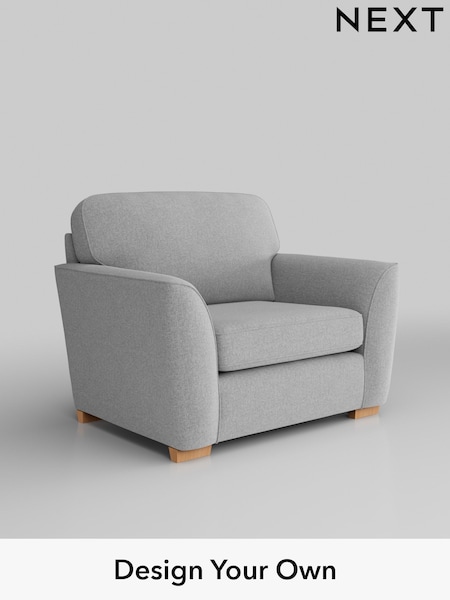 Tweedy Blend Easy Clean/Light Silver Grey Malvern (W44199) | £625