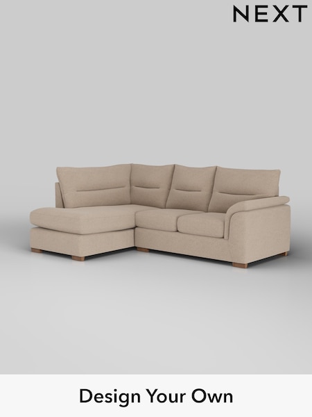 Tweedy Blend Easy Clean/Light Dove Natural Hayden Highback (W44200) | £1,725