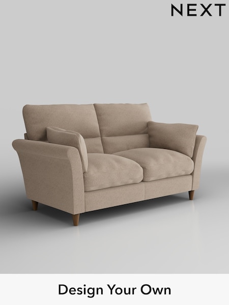 Tweedy Blend Easy Clean/Light Dove Natural Hartley Highback Relaxed Sit (W44203) | £1,125