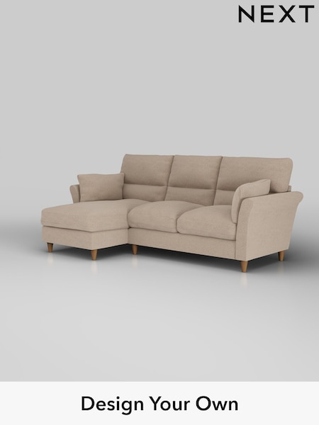 Tweedy Blend Easy Clean/Light Dove Natural Hartley Highback Relaxed Sit (W44203) | £1,850