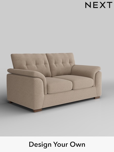 Tweedy Blend Easy Clean/Light Dove Natural Hayden Buttoned Back (W44207) | £1,025