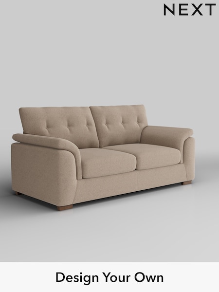 Tweedy Blend Easy Clean/Light Dove Natural Hayden Buttoned Back (W44207) | £1,125