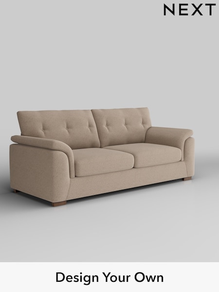 Tweedy Blend Easy Clean/Light Dove Natural Hayden Buttoned Back (W44207) | £1,225
