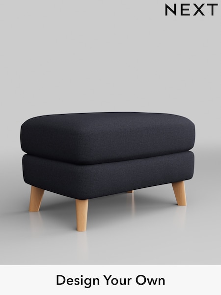 Tweedy Blend Easy Clean/Dark Slate Blue Conway Relaxed Sit (W44211) | £375