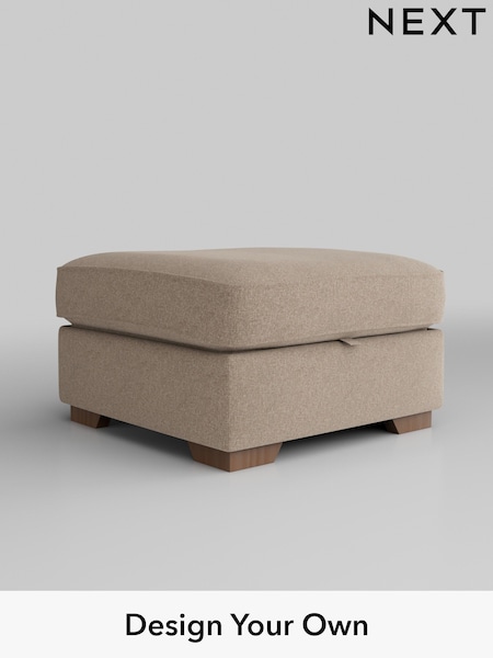 Tweedy Blend Easy Clean/Light Dove Natural Stamford Buttoned Back (W44214) | £450
