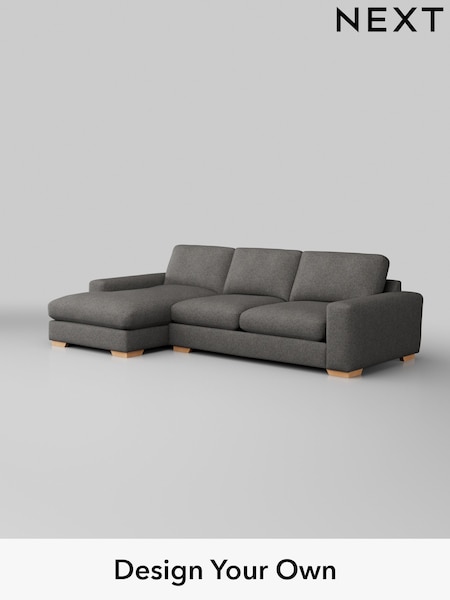Tweedy Blend Easy Clean/Dark Grey Houghton Deep Sit (W44226) | £2,099