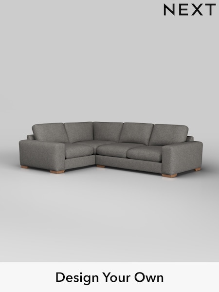 Tweedy Blend Easy Clean/Dark Grey Houghton Deep Sit (W44226) | £2,425