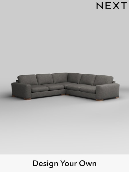 Tweedy Blend Easy Clean/Dark Grey Houghton Deep Sit (W44226) | £2,725
