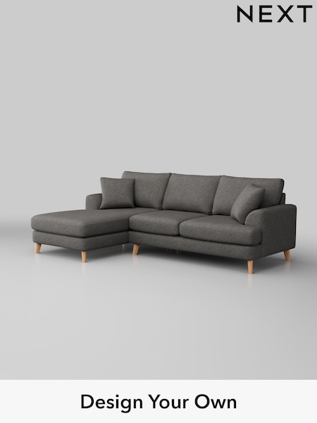 Tweedy Blend Easy Clean/Dark Grey Parker (W44229) | £2,150