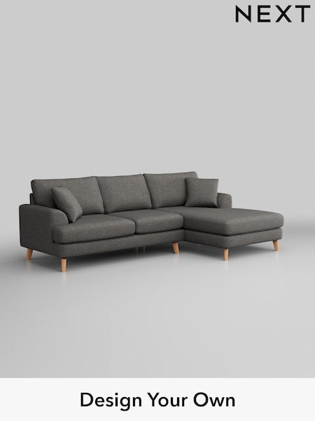 Tweedy Blend Easy Clean/Dark Grey Parker (W44229) | £2,150