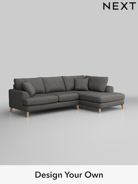 Tweedy Blend Easy Clean/Dark Grey Parker (W44229) | £2,099