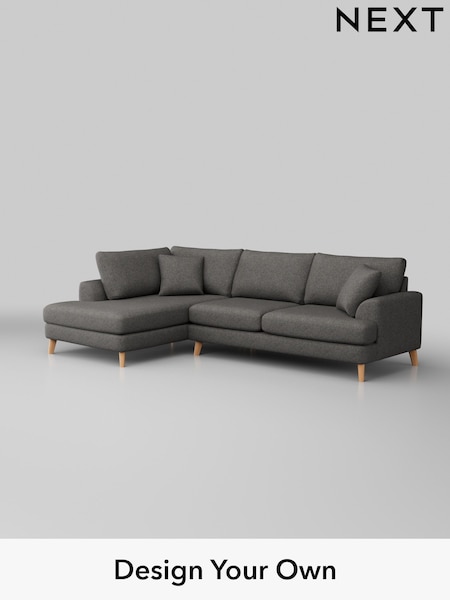 Tweedy Blend Easy Clean/Dark Grey Parker (W44229) | £2,199
