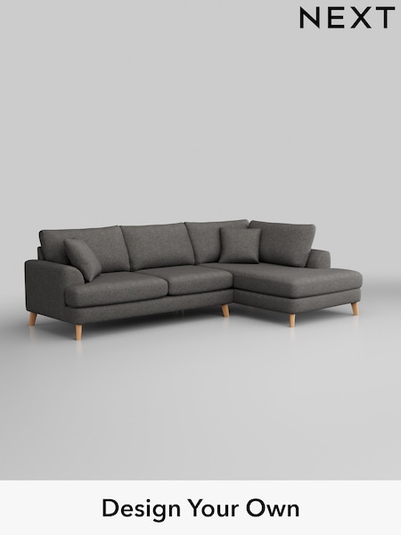 Tweedy Blend Easy Clean/Dark Grey Parker (W44229) | £2,199